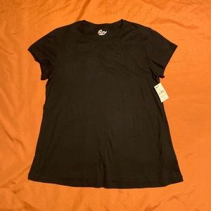 Medium Oh Baby by Motherhood Black Maternity Shirt New 16 Short Sleeve T Shirt